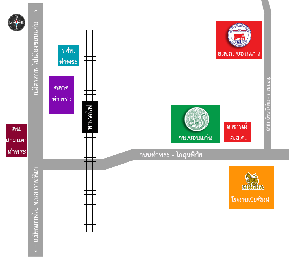 แผนที่ อ.ส.ค. ภาคตะวันออกเฉียงเหนือ